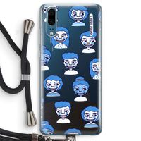 Gezichtjes: Huawei P20 Transparant Hoesje met koord
