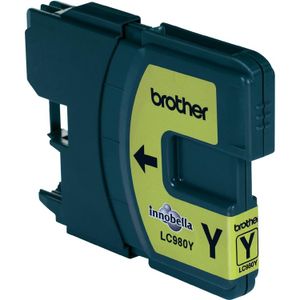 Brother LC-980Y inktcartridge 1 stuk(s) Origineel Geel