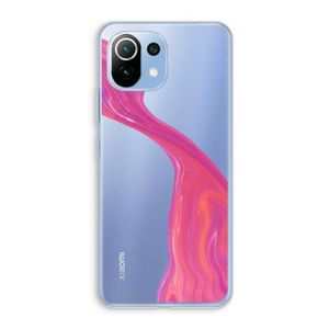 Paarse stroom: Xiaomi Mi 11 Lite Transparant Hoesje