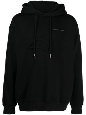 Feng Chen Wang hoodie à logo brodé - Noir
