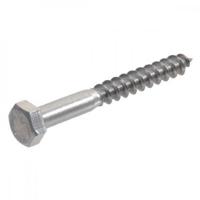 Houtdraadbout 8x90mm rvs - Deltafix