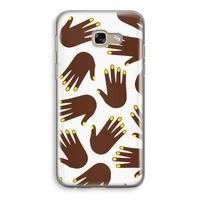 Hands dark: Samsung Galaxy A5 (2017) Transparant Hoesje