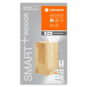 LEDVANCE Smart + Wood Wall 4058075574298 LED-wandlamp 12 W LED Lichtbruin