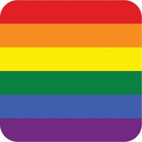 Regenboog thema print Bierviltjes - onderzetters - 75x stuks - karton - Pride - feestartikelen