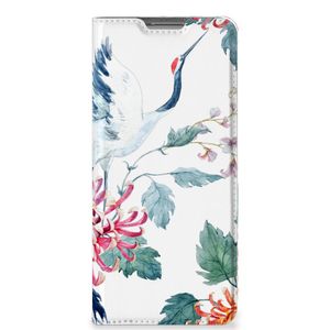 OPPO Find X5 Hoesje maken Bird Flowers