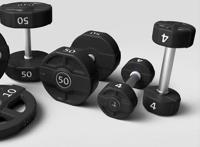 Lifemaxx PU dumbell 1 x 20kg - thumbnail