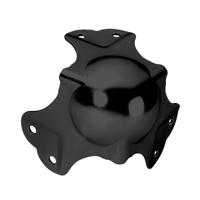 Adam Hall 41046BLK Bolhoek groot heavy duty met verzet zwart Adam Hall 41046BLK Bolhoek groot heavy duty met verzet zwart