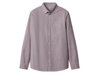 esmara Men Heren overhemd (Bordeaux/wit, XL) esmara Men Heren overhemd (Bordeaux/wit, XL)