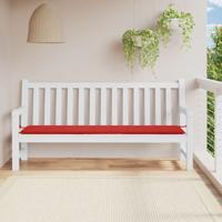 VidaXL Tuinbankkussen 200x50x4 cm oxford stof rood