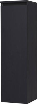 Saqu Gaia halfhoge kast links 35x34x120cm eiken zwart