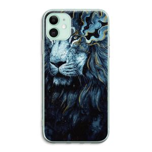 Darkness Lion: iPhone 11 Transparant Hoesje
