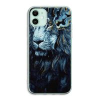 Darkness Lion: iPhone 11 Transparant Hoesje