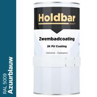 Holdbar Zwembadcoating Azuurblauw (RAL 5009) 1 kg
