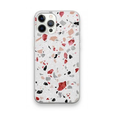 Terrazzo N°12: iPhone 12 Pro Max Transparant Hoesje