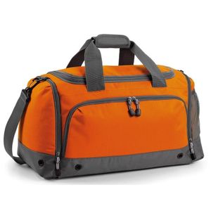 Sporttas/reistas oranje/grijs 30 liter