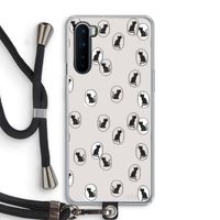Miauw: OnePlus Nord Transparant Hoesje met koord