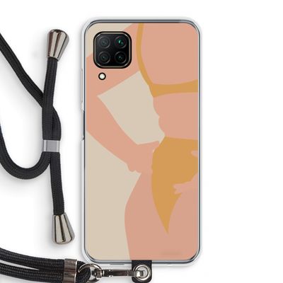 Bikini body: Huawei P40 Lite Transparant Hoesje met koord