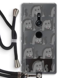 Cats: Sony Xperia XZ2 Transparant Hoesje met koord