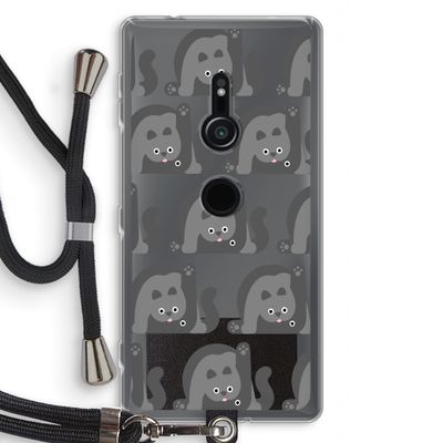 Cats: Sony Xperia XZ2 Transparant Hoesje met koord