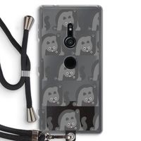 Cats: Sony Xperia XZ2 Transparant Hoesje met koord