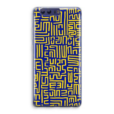 Majorelle Blue Print: Honor 9 Transparant Hoesje