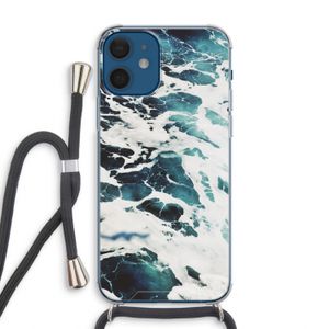 Golven: iPhone 12 Transparant Hoesje met koord