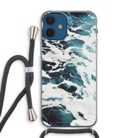 Golven: iPhone 12 Transparant Hoesje met koord