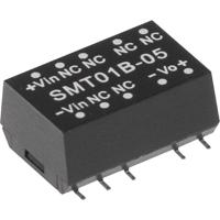 Mean Well SMT01B-12 DC/DC-converter 83 mA 1 W Aantal uitgangen: 1 x Inhoud 1 stuk(s) - thumbnail