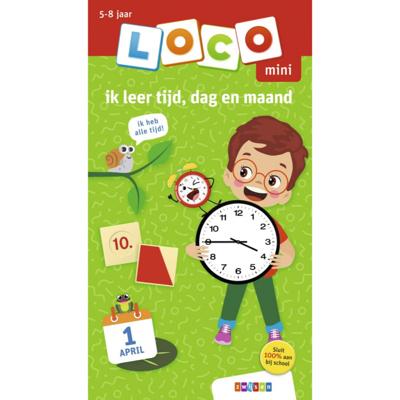 Loco Mini Oefenboekje Ik leer tijd, dag en maand