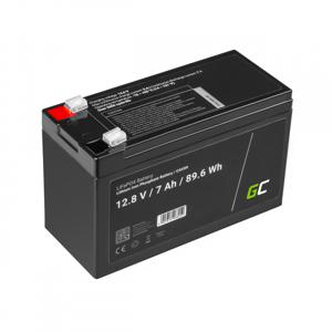 Green Cell Speciale oplaadbare batterij LiFePo-blok Platte stekker LiFePO4 12.8 V 7 Ah