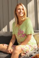 Groene dames zomerpyjama Hajo