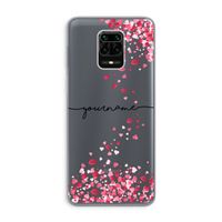 Hartjes en kusjes: Xiaomi Redmi Note 9 Pro Transparant Hoesje