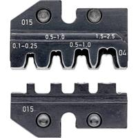 Knipex 97 49 04 97 49 04 Krimpinzetstuk Ongeïsoleerde, open connectoren Geschikt voor tangen Stekkerbreedte 2.8/4.8 mm 0.1 tot 2.5 mm² Geschikt voor merk