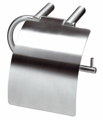 Intersteel WC-rolhouder met verlengde klep - RVS