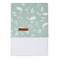 Little Dutch baby ledikantlaken 110x140 cm Ocean Mint - thumbnail