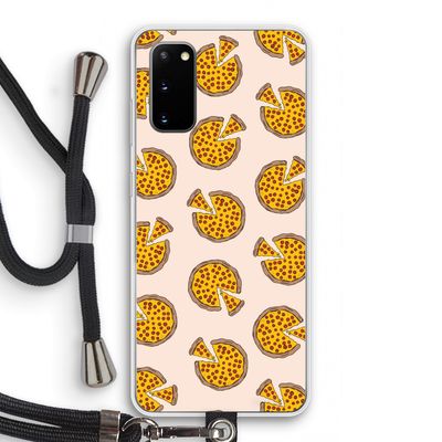 You Had Me At Pizza: Samsung Galaxy S20 Transparant Hoesje met koord