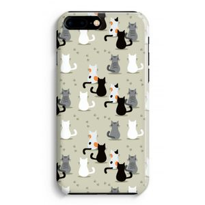 Katten: Volledig Geprint iPhone 7 Plus Hoesje