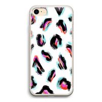 Cheetah color: iPhone 7 Transparant Hoesje