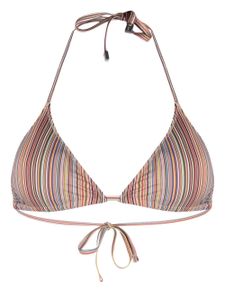 Paul Smith striped bikini top - Jaune