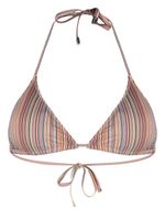 Paul Smith striped bikini top - Jaune - thumbnail