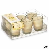 Geurkaarsenset 16 x 6,5 x 11 cm (12 Stuks) Glas Vanille