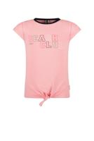 B.Nosy Meisjes t-shirt met knoop - Punch roze