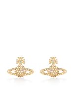 Vivienne Westwood boucles d'oreilles orb serties de cristal - thumbnail