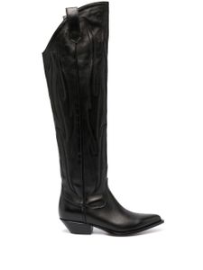 Sonora bottes d'inspiration western - Noir
