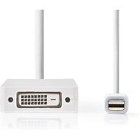 Mini DisplayPort-Adapterkabel, Multiport | Mini-DisplayPort Male - VGA Female + DVI-D 24+1-Pins Fema