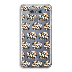 Slapende poes: LG G6 Transparant Hoesje