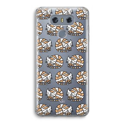 Slapende poes: LG G6 Transparant Hoesje