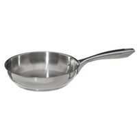 Koekenpan - Alle kookplaten geschikt - zilver - RVS - Dia 20 cm Koekenpan - Alle kookplaten geschikt - zilver - RVS - Dia 20 cm
