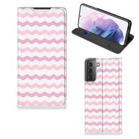 Samsung Galaxy S21 Plus | Hoesje met Magneet | Waves Roze