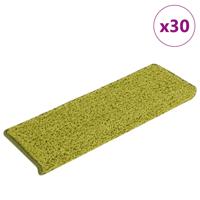 Trapmatten 30 st 65x21x4 cm Groen Rechthoekige Rand